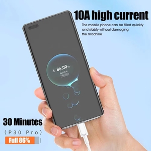 Câble USB Type C 120W 10A Charge rapide Connecteurs à angle droit Compatible <span class=keywords><strong>avec</strong></span> adaptateur secteur 60W - Product Image 4