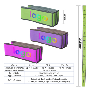 Tùy Chỉnh 8-Vòng Tập Thể Dục Ban Nhạc Thể Thao Kháng Đào Tạo Đàn Hồi Yoga Dây Đeo Pilates Vành Đai Với Biểu Tượng Tùy Chỉnh Webbing Sản Phẩm - Product Image 6