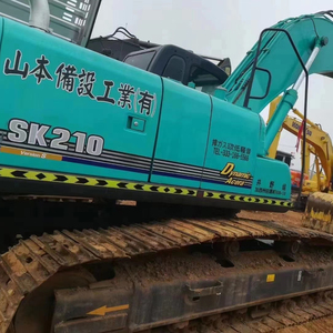 Excavadora de orugas Kobelco 2018 de 21 toneladas con certificación CE, modelo usado con bomba de engranajes de caja de cambios, gran potencia - Product Image 1