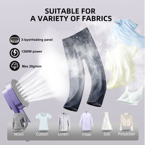 1300w 100 मिलीलीटर पोर्टेबल मिनी ट्रैवल स्टीमर लोहे के हैंडहेल्ड परिधान स्टीमर स्टीम इनिंग मशीन - Product Image 6