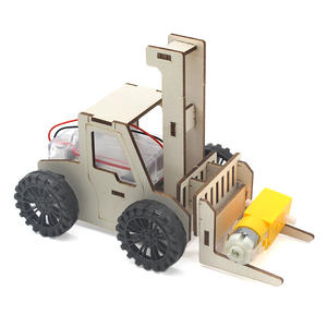 Kit de bricolage OKYN-G6626 pour chariot élévateur, version de base, pour l'enseignement en école primaire et secondaire, assemblage manuel, kit éducatif tendance - Product Image 3