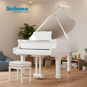 <span class=keywords><strong>Piano</strong></span> à queue blanc professionnel de 6 pieds pour église, fabricant OEM ODM Chine, système de jeu automatique en option - Product Image 1