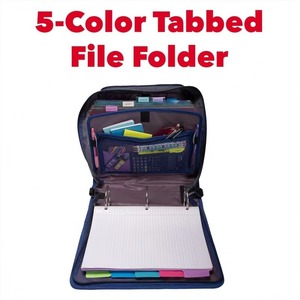 Sacoche Messenger Urbaine Personnalisée Case-it Mighty Zip Tab Zipper Binder, avec logo, style tendance - Product Image 3