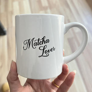 White Porcelain Rectangle <b>Mug</b> 8 Oz Sublimation Coating For Kids Tea Drinking Single Piece - Product Image 4