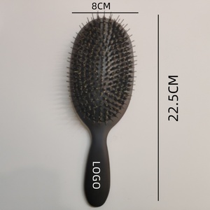 Brosse à <span class=keywords><strong>cheveux</strong></span> multicolores avec logo personnalisé, brosse démêlante pour <span class=keywords><strong>cheveux</strong></span> secs et humides, brosse pour extensions de <span class=keywords><strong>cheveux</strong></span> en nylon et poils de sanglier - Product Image 4