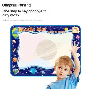 Детская портативная доска для рисования, бумажное цветное одеяло для письма, граффити, светящаяся ручка, декомпрессионная игрушка для пластика - Product Image 4