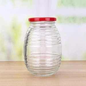 Tarro de Miel de Vidrio en Forma de Panal de Abeja, Diferentes Tamaños, Producción de Fábrica, Venta al por Mayor - Product Image 2