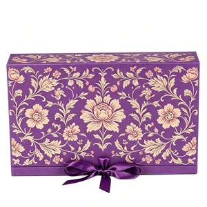 Caja de Papel Cosmética <span class=keywords><strong>para</strong></span> Bolígrafos, Hecha a Mano, Personalizada con Cinta Impresa, Caja de Cartón Plegable <span class=keywords><strong>para</strong></span> Regalos de Boda, Fiestas y Días Festivos - Product Image 3