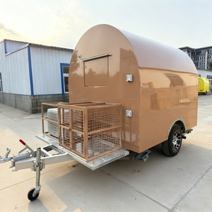 Camion de restauration professionnel pour bubble tea, sandwichs et autres plats, avec trois éviers, remorque de traiteur - Product Image 1