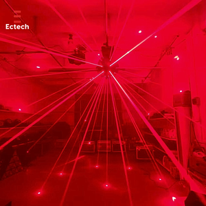 Nueva Iluminación Profesional para Escenarios, Láser Mágico Multicolor RGB/W de 41 Ojos con Rotación de <span class=keywords><strong>360</strong></span>°, Control DMX512/De Sonido para DJ y Bodas - Product Image 4