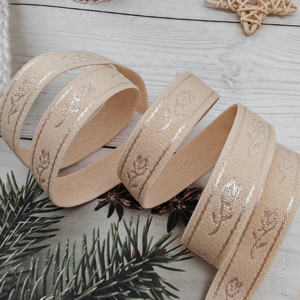 Cinta Elástica de Nylon al Mejor Precio, Jacquard al por Mayor, Cinta Tejida de Alta Calidad con Logotipo de Marca Personalizado, Cinta Suave para Cintura - Product Image 2