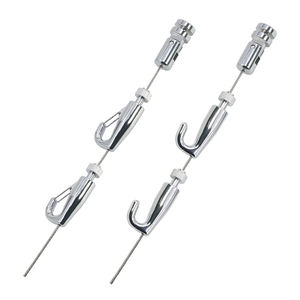 Fábrica fornecimento direto Fio corda cabo prendedor suspensão iluminação kit suspensão sistema fio braçadeira iluminação gancho - Product Image 5