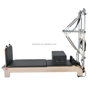 Cama de reformador de <span class=keywords><strong>Pilates</strong></span> de alta calidad, reformador de <span class=keywords><strong>Pilates</strong></span> de madera de arce <span class=keywords><strong>para</strong></span> estudios de Yoga - Product Image 1