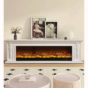 All'ingrosso caminetti elettrici nordici fiamme in legno massello camino moderno Villa decorazione <span class=keywords><strong>soggiorno</strong></span> mobili - Product Image 1