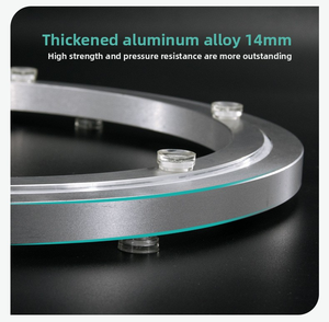 Nhà Máy Outlet chịu nhiệt 5-40 inch nhôm lười biếng <span class=keywords><strong>Susan</strong></span> Turntable Chéo Con lăn tính năng 5.5 8 10 12 14 16 18 20 24 28 32 40 - Product Image 2