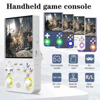 Console de jeu portable R36S Ultra 128G 4.0'' IPS Système Linux Rétro WIFI 15000+ jeux & 64 Go de mémoire pour les joueurs d'arcade vidéo