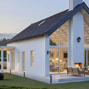 Maisons préfabriquées en acier de calibre léger DEEPBLUE Maison en bois Villas de luxe personnalisées Maisons unifamiliales - Product Image 5