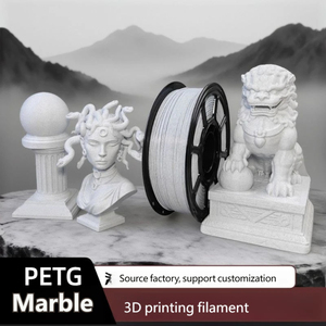 เส้นพลาสติกสำหรับเครื่องพิมพ์สามมิติ PETG ลายหินอ่อน ขนาดเส้นผ่านศูนย์กลาง 1.75 มม. น้ำหนัก 1 กก. สำหรับ Bambu Lab Creality 3D - Product Image 5