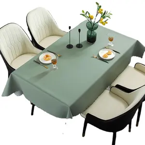 Smooth Surface Soft Hand-feeling Decoration Waterproof RoundOil Proof Spill Proof Pvc Table Cloth