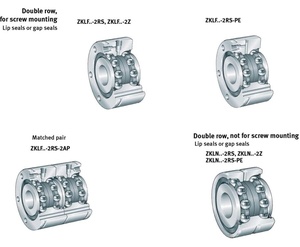 Rodamiento de marca alemana, rodamiento de bolas de contacto angular de empuje ZKLN1545, 45*15*<span class=keywords><strong>25</strong></span>, 1, 2, 2, 1, 2, 2, 2 - Product Image 6