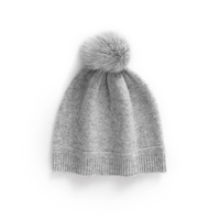 Bonnet en cachemire recyclé de Mongolie intérieure, luxueux et moelleux, en laine mérinos, avec pompon, pour femme, modèle ODM