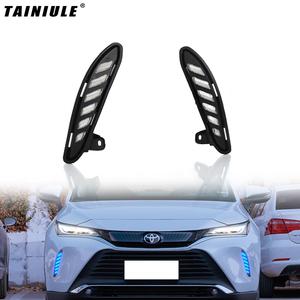 Luci diurne 12V LED luce del giorno fendinebbia parti auto indicatore di copertura fendinebbia per Toyota Harrier/Venze 21-23 - Product Image 1