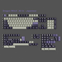 Accessoires pour clavier mécanique japonais, ensembles de touches PBT Cherry avec sublimation par transfert thermique