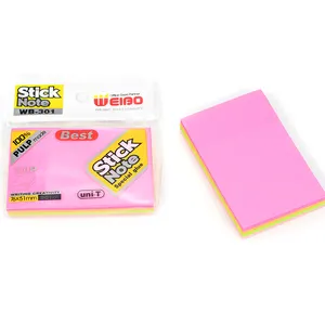 WEIBO Colorful fluorescent color paper sticker notes convenient to leave a message N times