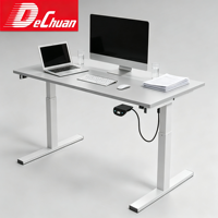 Pied de bureau réglable en hauteur à prix d'usine avec poutre télescopique pour table de bureau à domicile