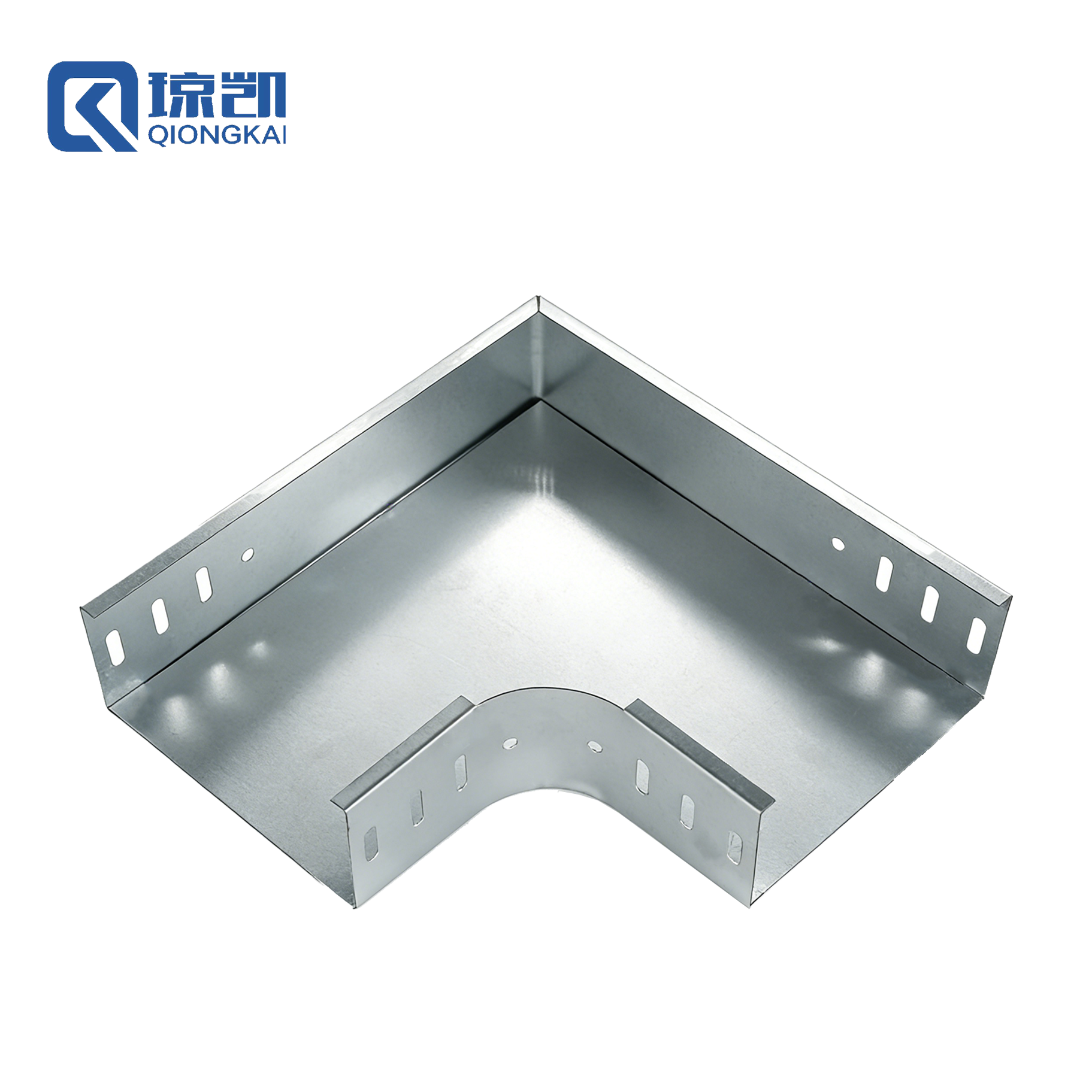 QIONGKAI Pre-Galvanized Cable Trunking Fittings Tee Elbow Cross Horizontal Vertical Bends 45° 90° ODM OEM Accepted · image 3