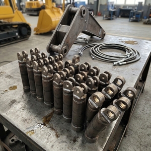 Cylindres pour machine à fabriquer des briques, concasseur à cône multicylindres à double action 5 tonnes - Product Image 4