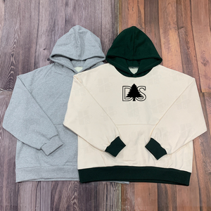 Sudadera con Capucha Personalizada de Alta Calidad, 450GSM, Estilo Holgado con Parches, para Hombre, Nueva Colección, Ropa Deportiva, Diseño Color Block - Product Image 5