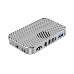 Type-C Docking Station HUB <b>with</b> M.2 NVMe External SSD Case 10Gbps USB3.2 PD 100W <b>HDMI</b> 2.0 SD/TF Card Readers for Devices - Product Image 5
