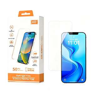 Protector de Pantalla para Teléfono Móvil EPU Transparente HD Antideslumbrante, Antiarañazos y Autoregenerable para iPhone 17 16 15 14 Pro <span class=keywords><strong>Max</strong></span> - Product Image 1