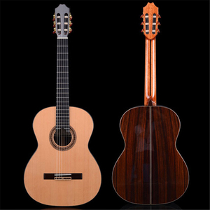 MC160 Guitares classiques en bois massif entièrement fabriquées à la main de Mann's Level - Product Image 1