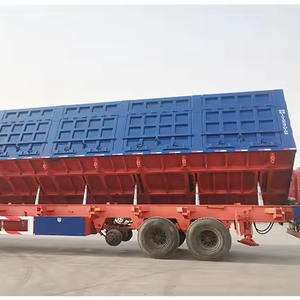 Sıcak satış yandan boşaltma römork çok akslar yan damperli 25 ton 45 CBM damperli satılık yarı römork - Product Image 2