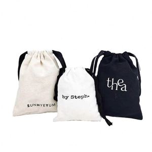 Premium Quality Reusable Eco-Friendly Natural Muslin Bags Cotton Muslin Bags 100% Organic Cotton <b>Drawstring</b> Bag - Product Image 1