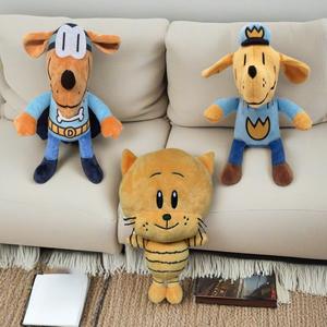 Jouets en peluche mignons de la série <span class=keywords><strong>God</strong></span> Probe Dog Adventure du fabricant, peluche super douce, maille anti-stress, lapin en peluche doux, dessin animé - Product Image 1