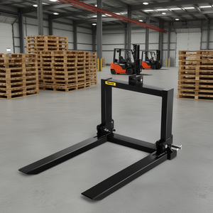 Attache pour chariot élévateur Vevor 1600x350x135mm, fonctionnement manuel, pour tracteur, chargeuse compacte, catégorie 1. - Product Image 2