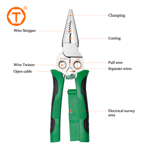 คีมตัดสายไฟอเนกประสงค์ 8 in 1 พร้อมเครื่องมือเข้าหัวสายไฟ และปากกาทดสอบไฟฟ้า - Product Image 3