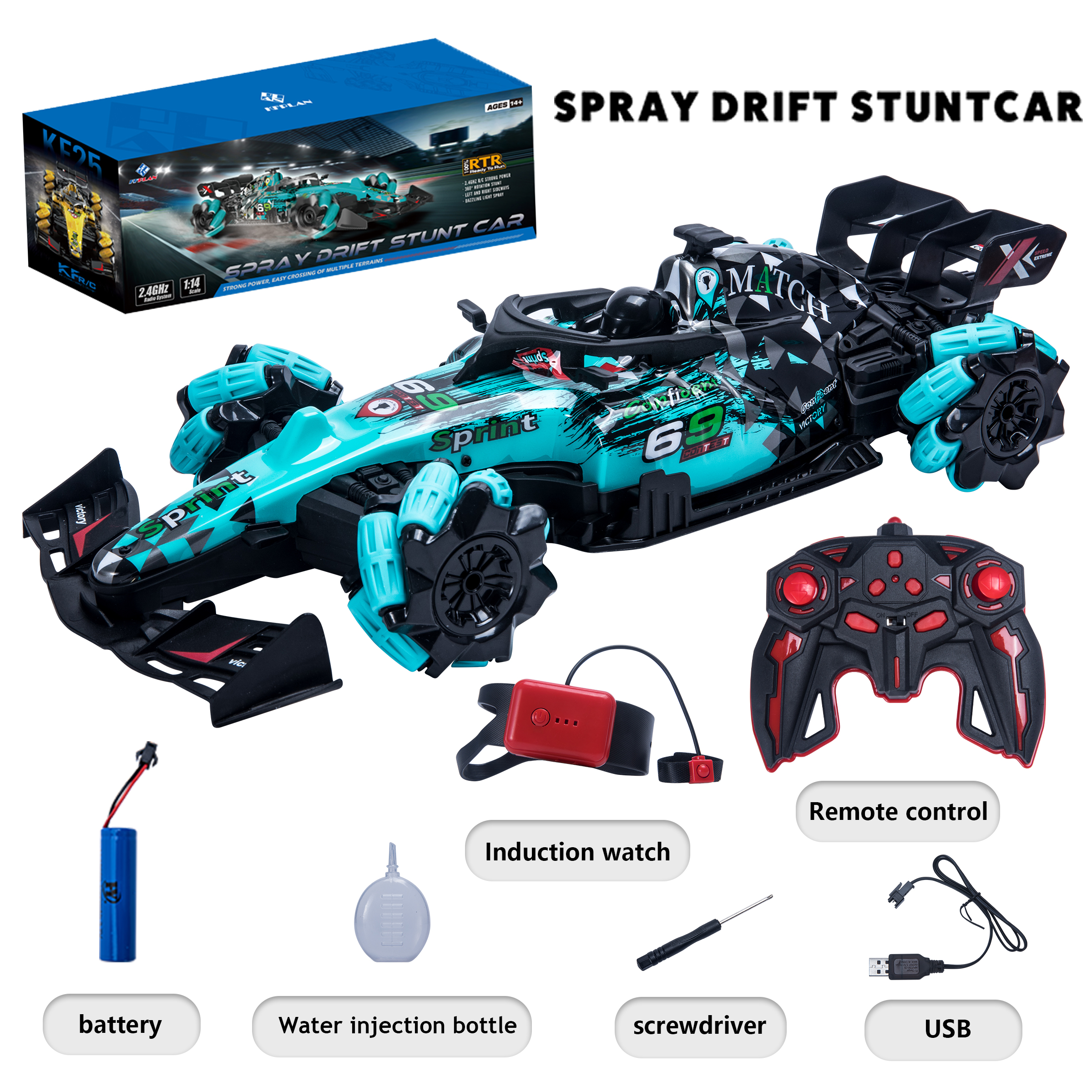 HOSHI KF25 F1 Remote Control Car - High Speed Racing Fun