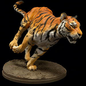 Escultura de <span class=keywords><strong>Tigre</strong></span> de Resina Pintada a Mano de Alta Calidad, Adorno de Arte Animal para Decoración del Hogar <span class=keywords><strong>y</strong></span> Recuerdo - Product Image 4