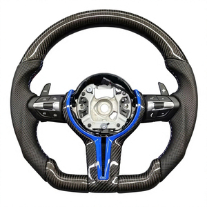 Volant personnalisé en fibre de carbone avec surpiqûres de couleur personnalisée pour BM/W Série 3 Série 5 M Sport Modèle intérieur - Product Image 2