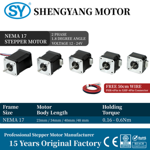 <span class=keywords><strong>Moteur</strong></span> <span class=keywords><strong>pas</strong></span> <span class=keywords><strong>à</strong></span> <span class=keywords><strong>pas</strong></span> Nema 17 12-24V CE, pleine gamme, 1,8 degré, 4 fils, pour imprimantes 3D, routeurs CNC, graveurs laser, <span class=keywords><strong>moteur</strong></span> <span class=keywords><strong>pas</strong></span> <span class=keywords><strong>à</strong></span> <span class=keywords><strong>pas</strong></span> hybride bipolaire - Product Image 4