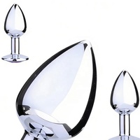 Masturbateur anal en acier inoxydable personnalisable, vibromasseur, plug anal à toucher lisse, dispositif de retenue pour jeux sexuels en couple