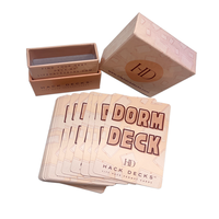 Boîte cadeau personnalisée, cartes flash, cartes d'affirmation de soi positives et inspirantes, cartes à jouer imprimées, paquet dans une boîte de jeu