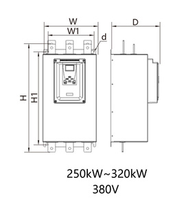 RSE-T3-280-E โมดูลซอฟต์สตาร์ทมอเตอร์สามเฟสของผู้ผลิต Ac - Product Image 4