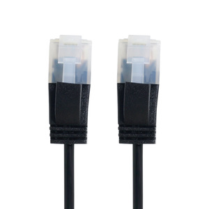 Cable Ethernet Cat6 ultradelgado RJ45 en ángulo A recto, Cable de red UTP, Cable de conexión, LAN Cat 6 de 90 grados para enrutador de ordenador portátil - Product Image 4