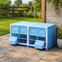 Cage d'élevage et de reproduction pour pigeons en plastique, usage domestique, balcon, nichoir, cage à oiseaux durable et inodore