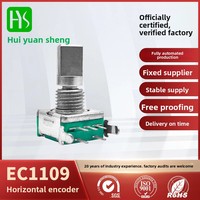 Encodeur rotatif Huiyuan Sheng Electronics EC11 pour diffusion en direct avec prise plate à pied droit horizontal